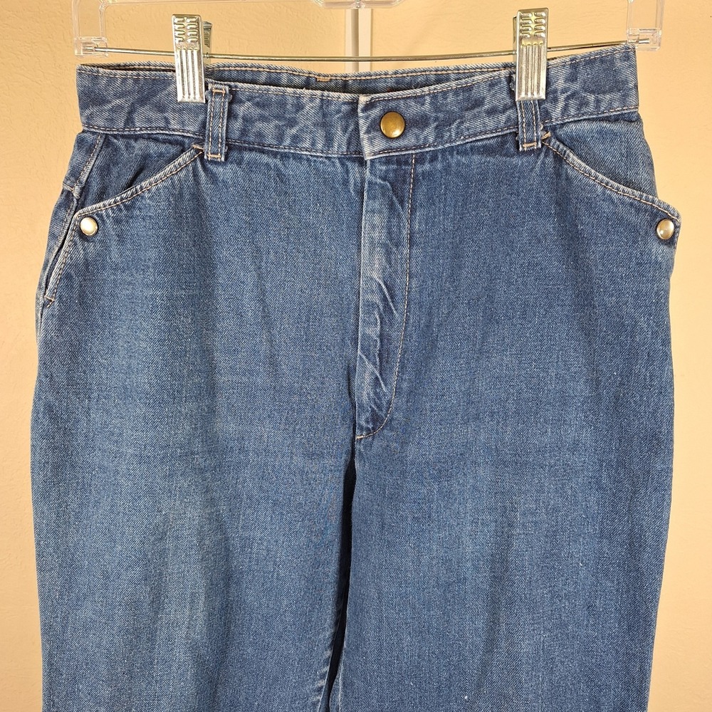 Lord Isaacs Vintage‎ 70s Bareback Denim Relaxed Fit Womens Jeans Button Pocket